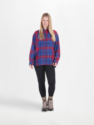 Marmot Hemd "Fairfax" in Blau/ Rot