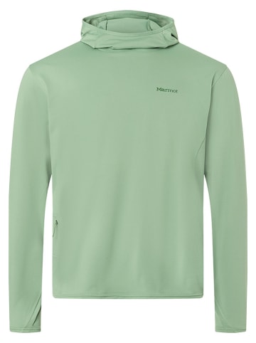Marmot Bluza funkcyjna "AirExchange" w kolorze zielonym