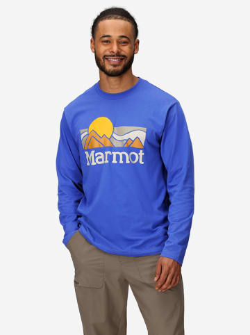 Marmot Longsleeve "Coastal" in Blau