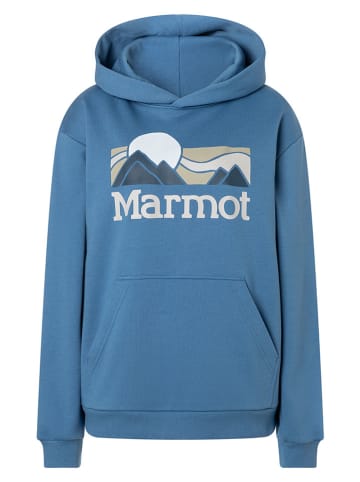 Marmot Hoodie "Coastal" blauw