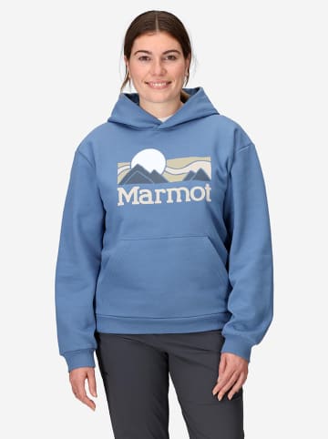 Marmot Hoodie "Coastal" in Blau