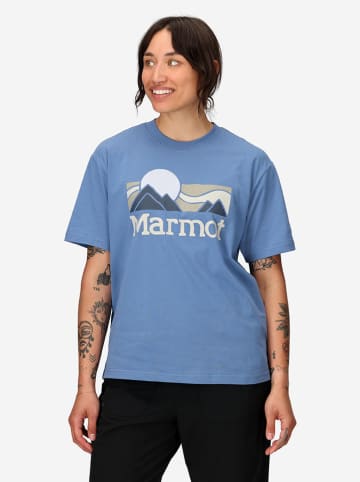Marmot Shirt "Coastal" blauw