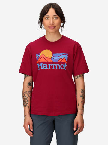 Marmot Koszulka "Coastal" w kolorze czerwonym
