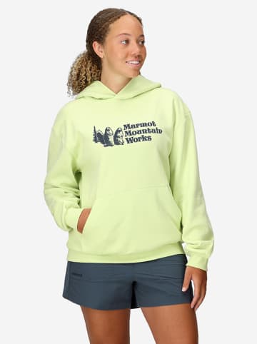 Marmot Hoodie limoengroen