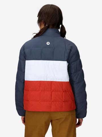 Marmot Steppjacke "Ares" in Dunkelblau/ Weiß/ Rot