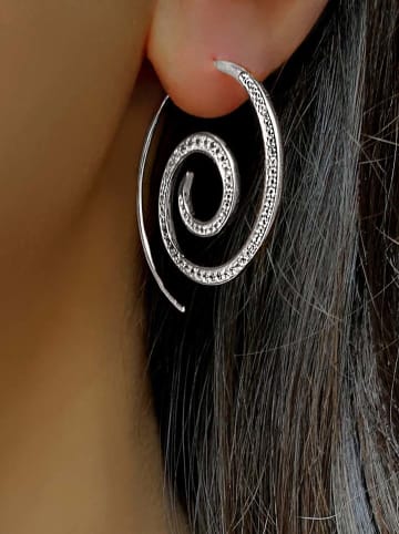 Les Petites Précieuses Silber-Ohrringe mit Edelsteinen