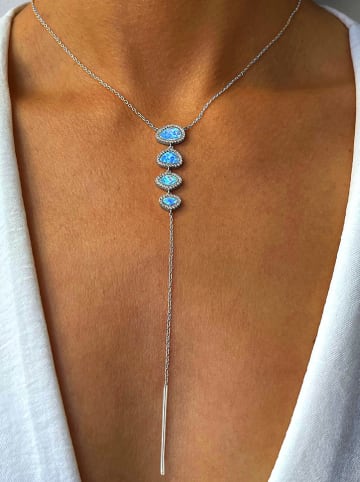 Les Petites Précieuses Zilveren ketting met sierelement - (L)45 cm