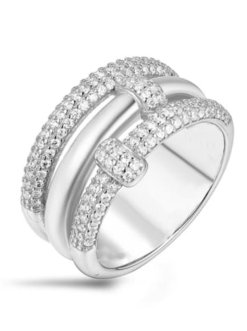 Les Petites Précieuses Zilveren ring met edelstenen