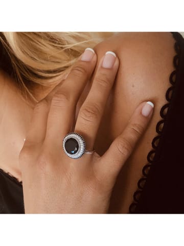 Les Petites Précieuses Silber-Ring mit Edelsteinen