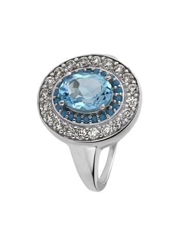 Les Petites Précieuses Silber-Ring mit Edelsteinen