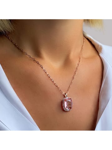 Les Petites Précieuses Rosévergold. Halskette mit Anhänger - (L)40 cm