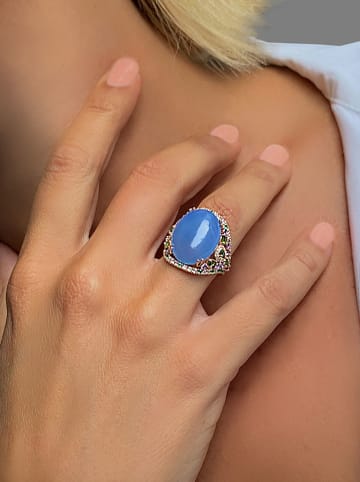 Les Petites Précieuses Silber-Ring mit Edelsteinen