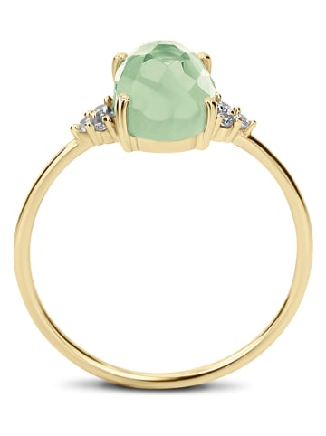 Les Petites Précieuses Vergold. Ring mit Edelsteinen