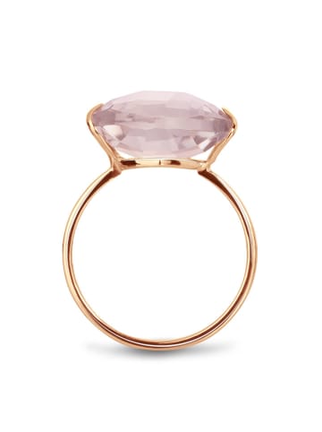 Les Petites Précieuses Rosévergold. Ring mit Edelstein