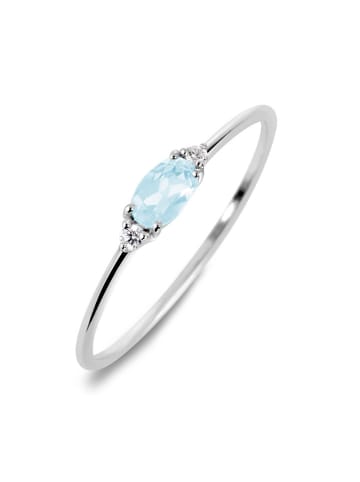 Les Petites Précieuses Zilveren ring met edelstenen