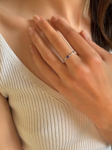 Les Petites Précieuses Silber-Ring mit Edelsteinen