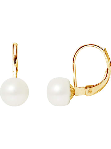 Pearline Gouden oorringen met parels