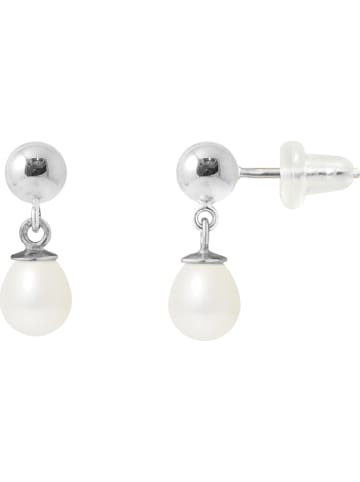Pearline Weißgold-Ohrstecker mit Perlen