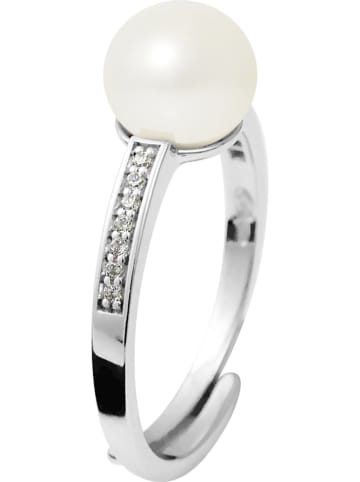 Pearline Silber-Ring mit Perle und Edelsteinen