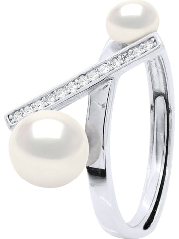 Pearline Silber-Ring mit Perlen und Edelsteinen