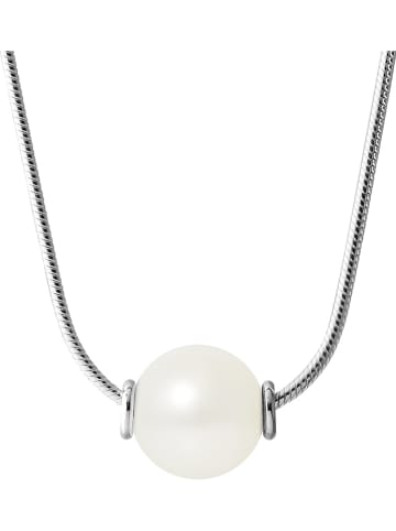 Pearline Zilveren ketting met parel - (L)42 cm