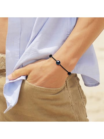 Pearline Armband met parel zwart