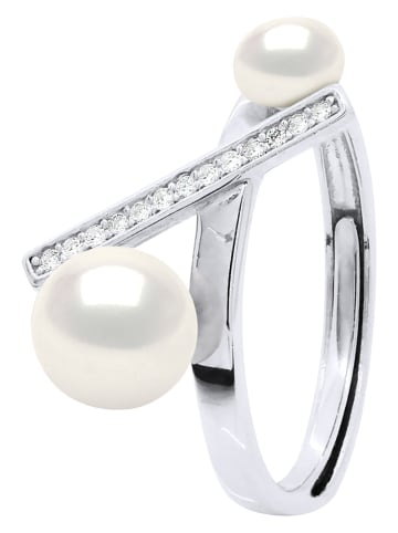 Pearline Silber-Ring mit Perlen
