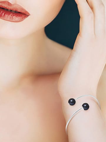 Pearline Silber-Armspange mit Perlen