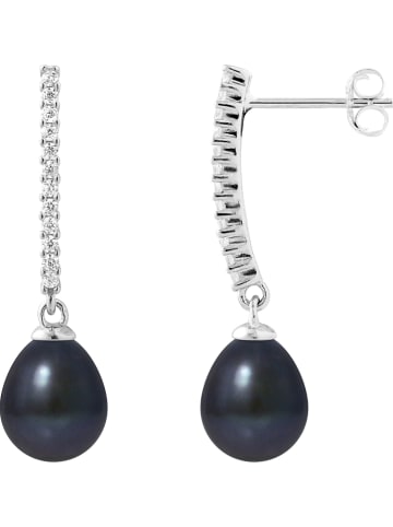 Pearline Silber-Ohrstecker mit Edelsteinen und Perlen