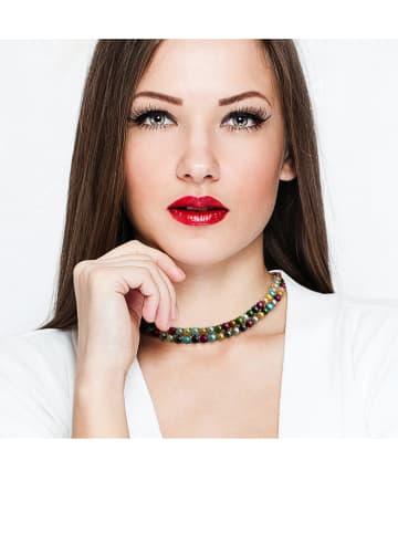 Pearline Parelketting meerkleurig - (L)40 cm