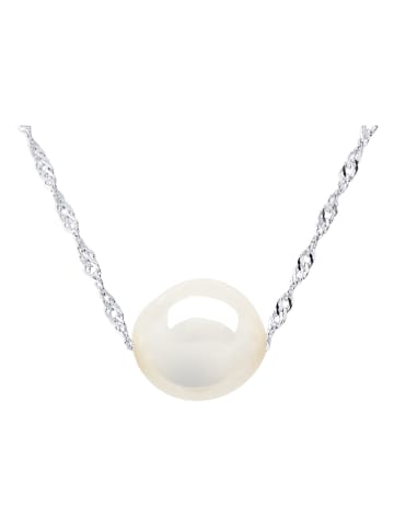 Pearline Zilveren ketting met parel - (L)42 cm