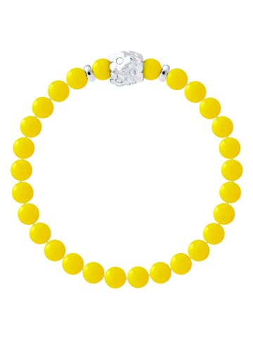 Pearline Armband geel