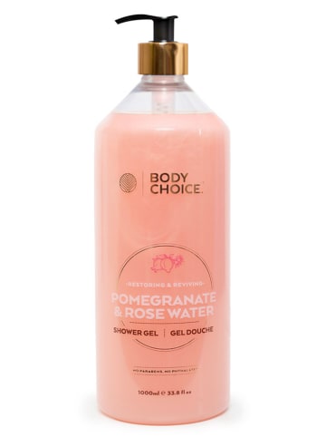 Body Choice Żel pod prysznic "Pomegranate & Rose Water" - 1000 ml