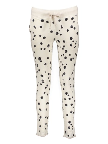 Juvia Sweatbroek crème/zwart