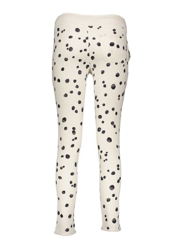 Juvia Sweatbroek crème/zwart