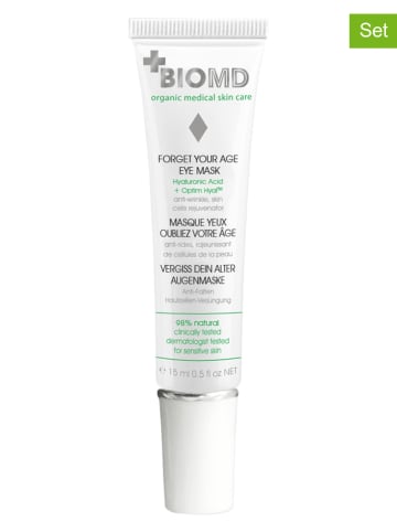 BIOMED Maseczki przeciwzmarszczkowe (2 szt.) "Forget Your Age" pod oczy - 2 x 15 ml