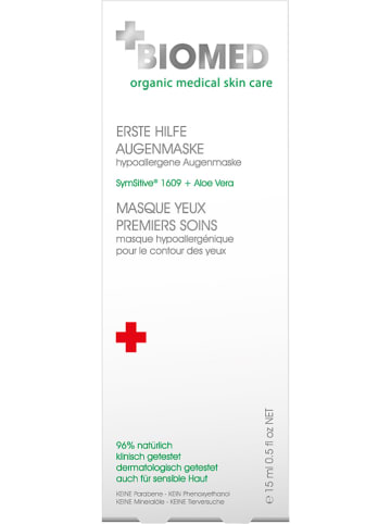 BIOMED Maseczki (2 szt.) "First Aid" pod oczy - 2 x 15 ml
