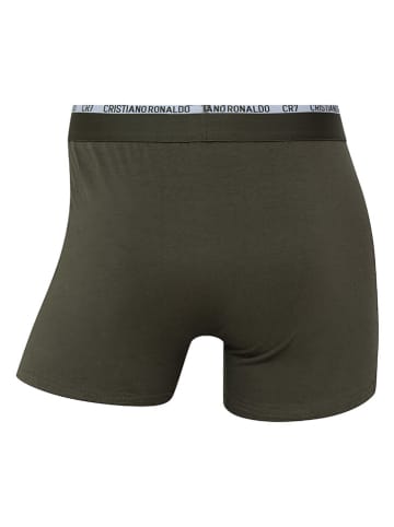 CR7 3-delige set: boxershorts donkerblauw/bruin/zwart
