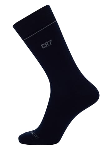 CR7 5er-Set: Socken in Schwarz/ Grau/ Dunkelblau