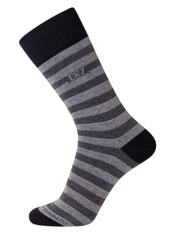 CR7 5er-Set: Socken in Schwarz/ Grau