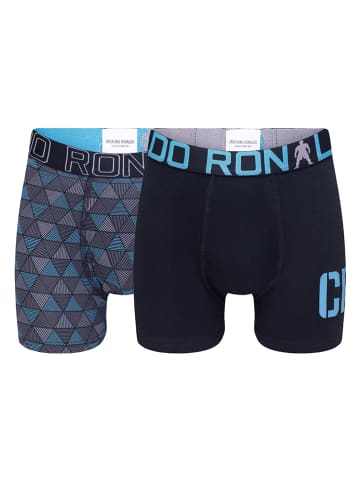 CR7 Bokserki (2 pary) w kolorze granatowym