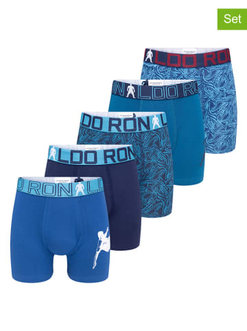 CR7 5er-Set: Boxershorts in Blau