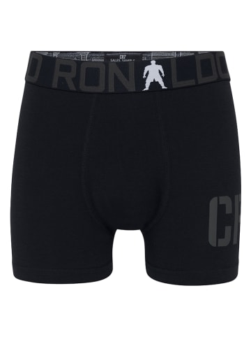 CR7 2-delige set: boxershorts zwart/grijs