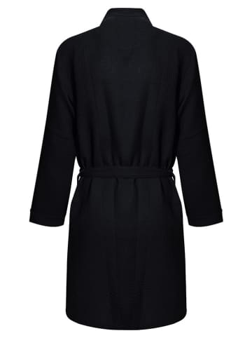 CR7 Bademantel in Schwarz