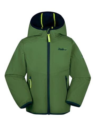 Peek U Kurtka softshellowa "Koa" w kolorze zielonym