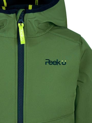 Peek U Kurtka softshellowa "Koa" w kolorze zielonym