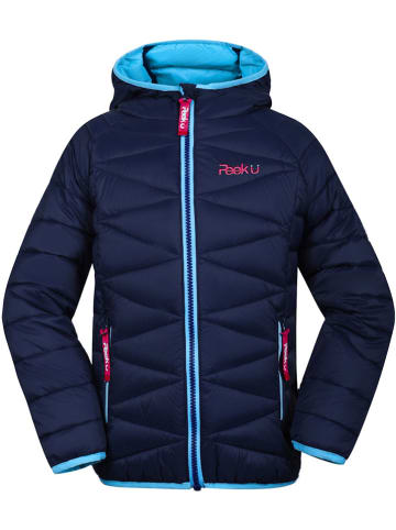 Peek U Ganzjahres-Steppjacke "Oceana"  in Dunkelblau/ Hellblau