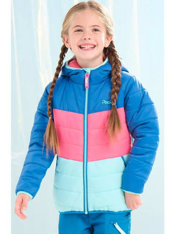 Peek U All-season doorgestikte jas "Prim" blauw/roze/turquoise