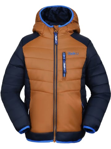 Peek U Ganzjahres-Steppjacke "Caspian"  in Hellbraun/ Dunkelblau