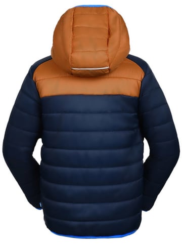 Peek U Ganzjahres-Steppjacke "Caspian"  in Hellbraun/ Dunkelblau